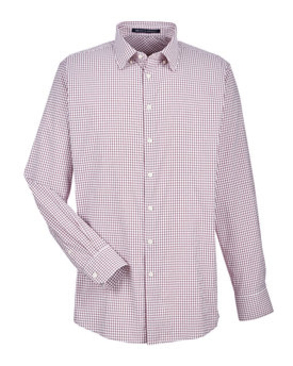 Devon & Jones® CrownLux Performance Men's Micro Windowpane Woven Shirt